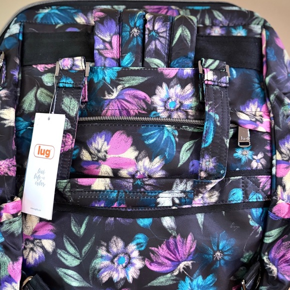 Lug Via 2 Convertible Tote. Retired collection. 
Bloom Black. NWT - Picture 6 of 11